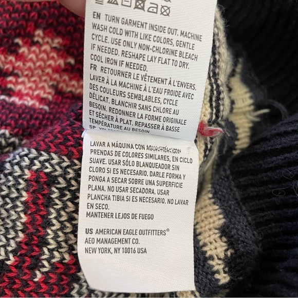 American Eagle Medium Hoodie Aztec Southwest Boho - Picture 9 of 9